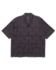 Cabana Shirt - C/PE Ethnic Jq. Charcoal | HAVEN