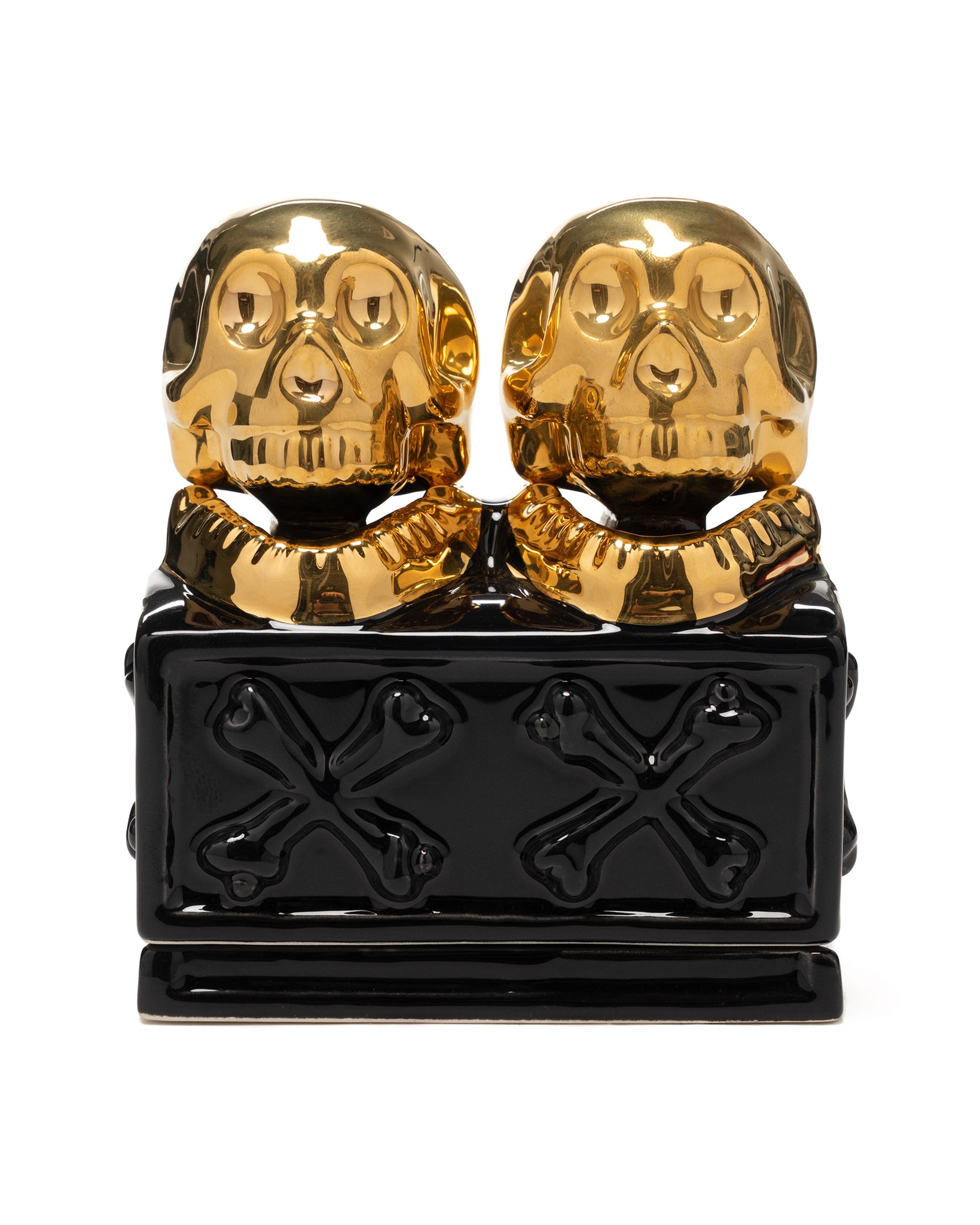 Dualskull Incense Chamber Black x Gold