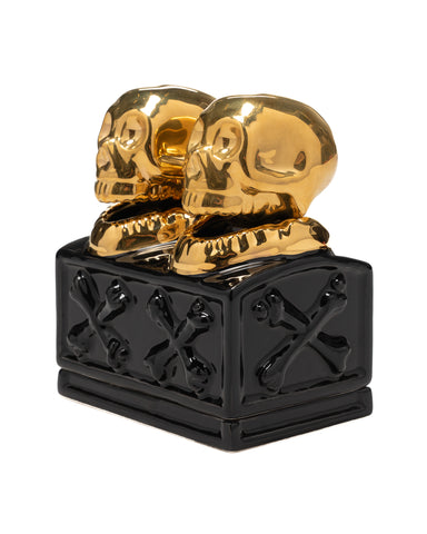 Dualskull Incense Chamber Black x Gold | HAVEN