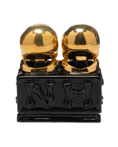 Dualskull Incense Chamber Black x Gold | HAVEN