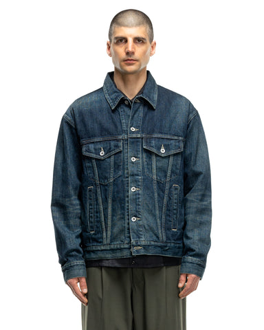 Washed Denim Type-4 Jacket Indigo | HAVEN