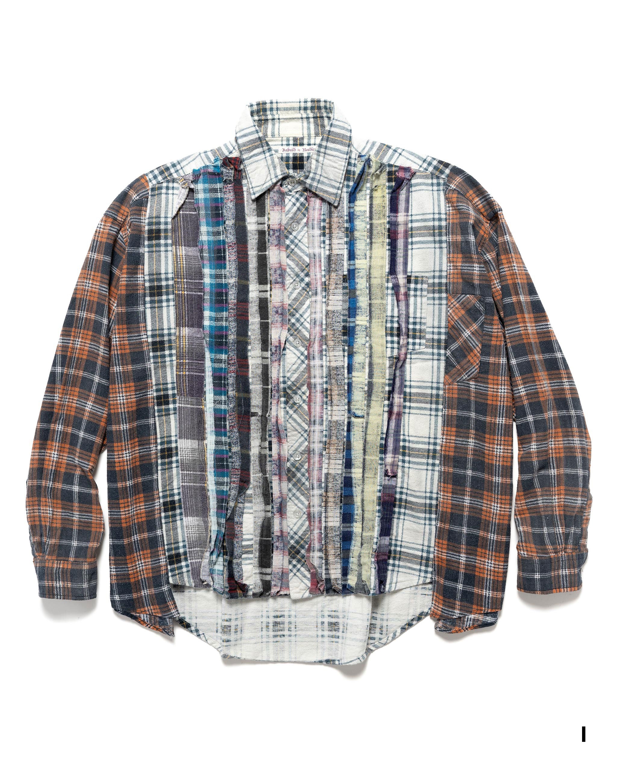 Flannel Shirt -> Ribbon Wide Shirt / Reflection | HAVEN