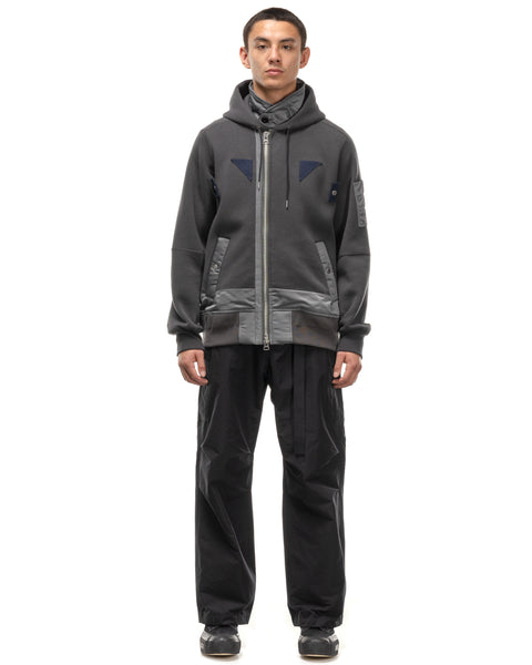 sacai Nylon Twill Mix Sponge Sweat 22ss sandiegokidsdentist.com