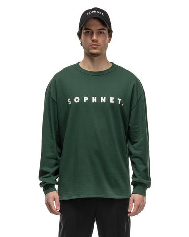 Classic Logo L/S Baggy Tee Green | HAVEN