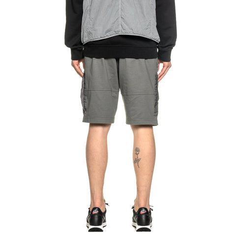 stone island garment dyed sweat short