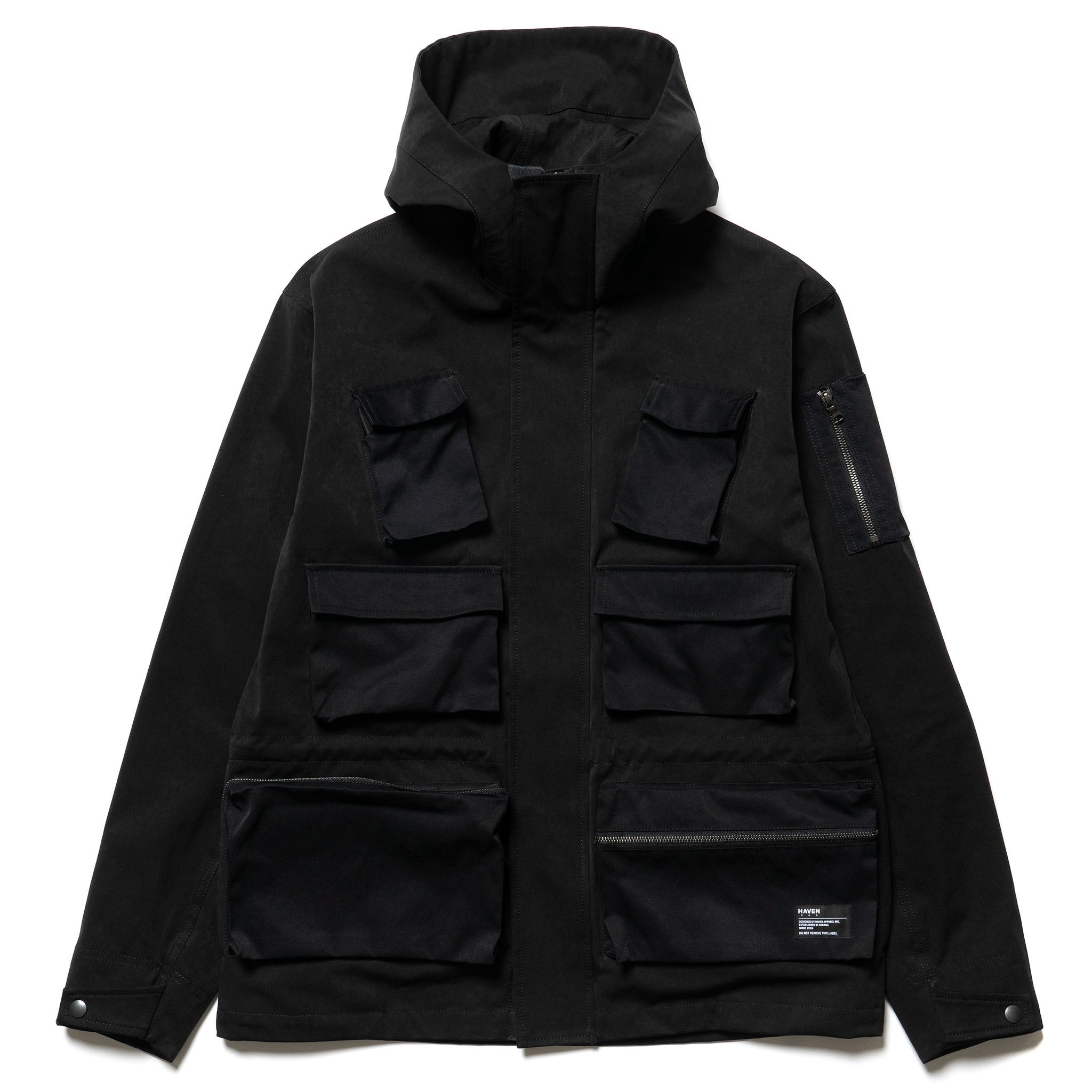 Tactical Parka - JP Knitted Polyester Nylon Black – HAVEN