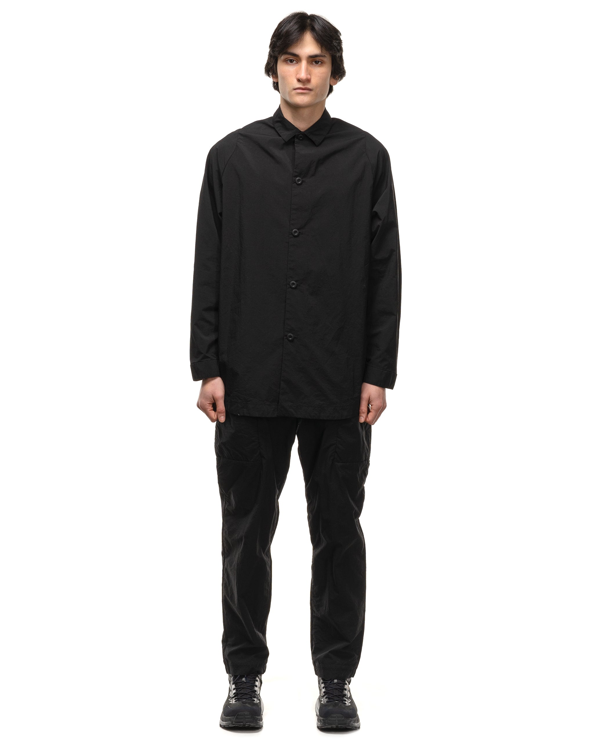 Wide Shirt Packable Black | HAVEN