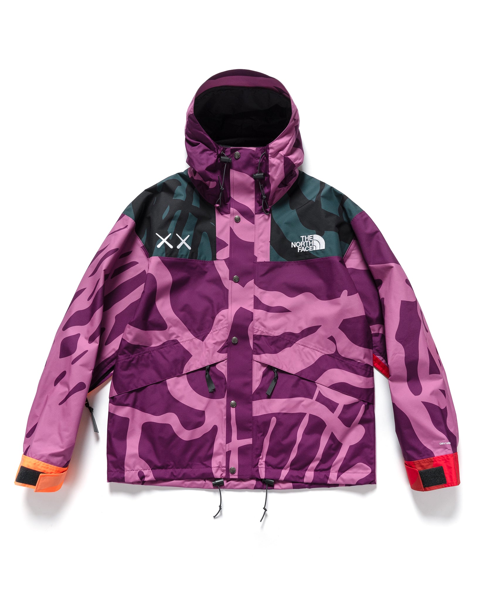 KAWS The North Face Retro 1986 Mountain Jacket Purple カウズ