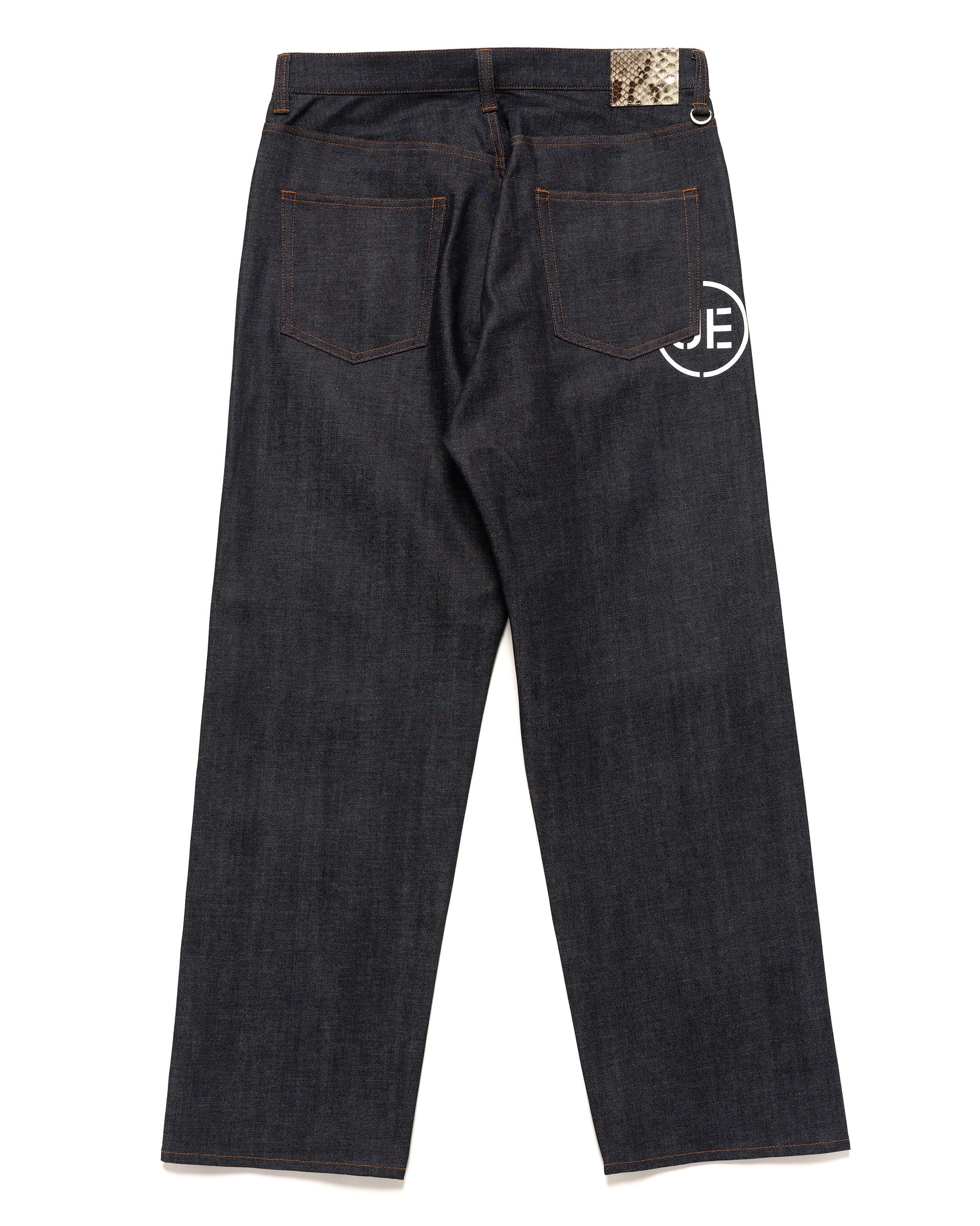 Rigid Denim Wide Fit Pants Indigo | HAVEN