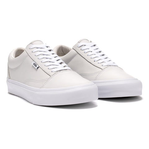 vans vault old skool white leather