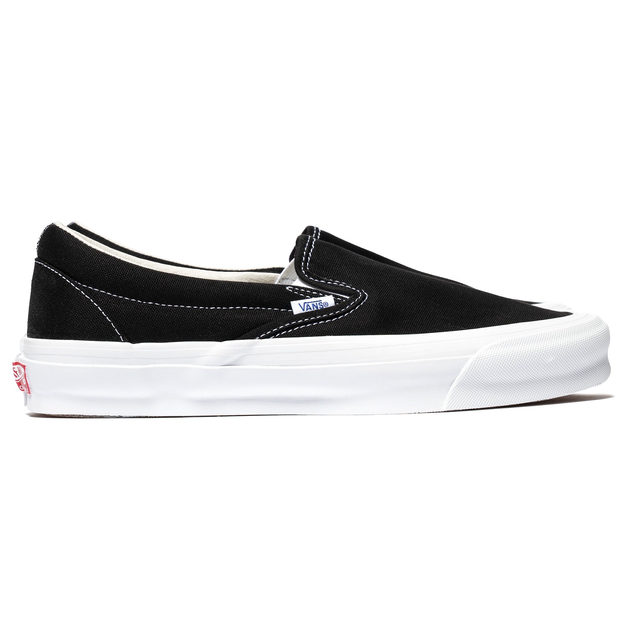 vans og slip on black