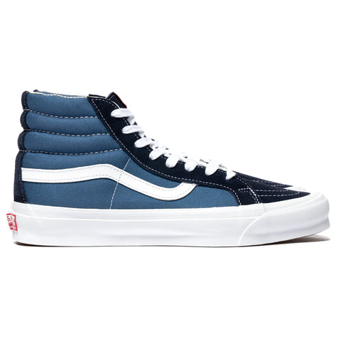 vans old skool high tops blue