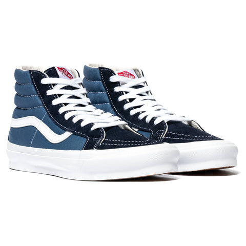 vans sk8 hi navy suede