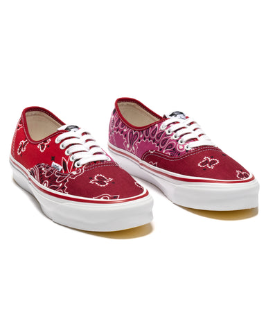 vans vault authentic red