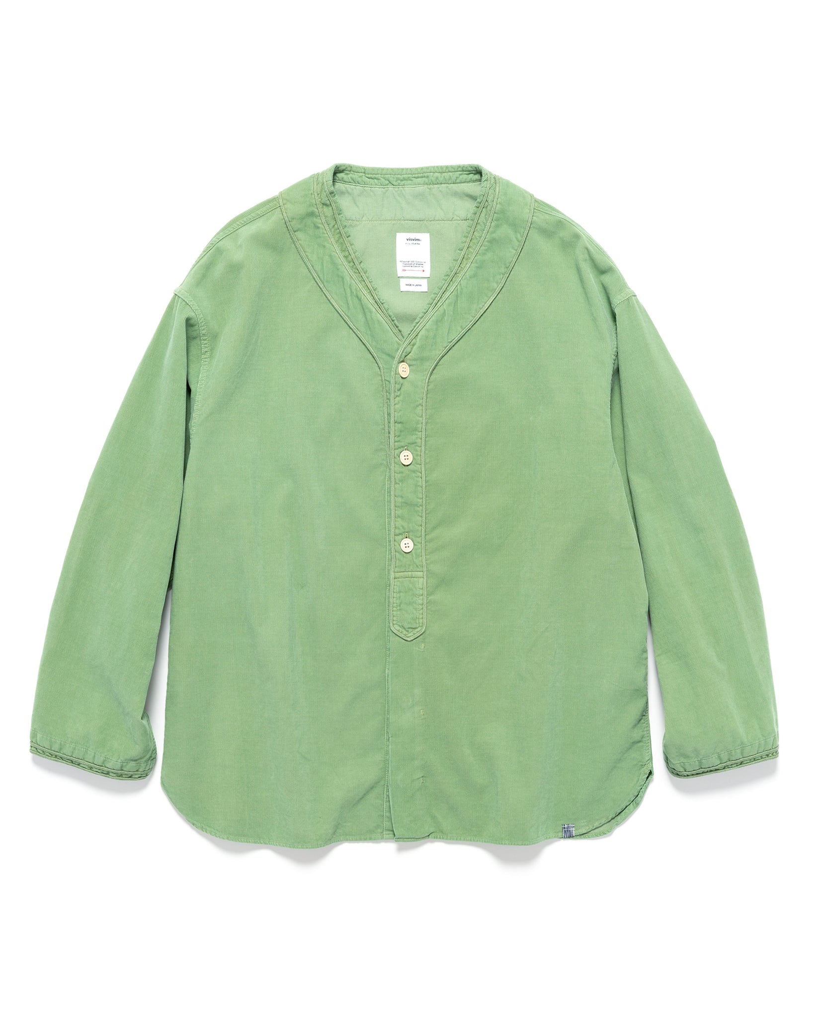 Dugout Shirt L/S Cords Lt. Green