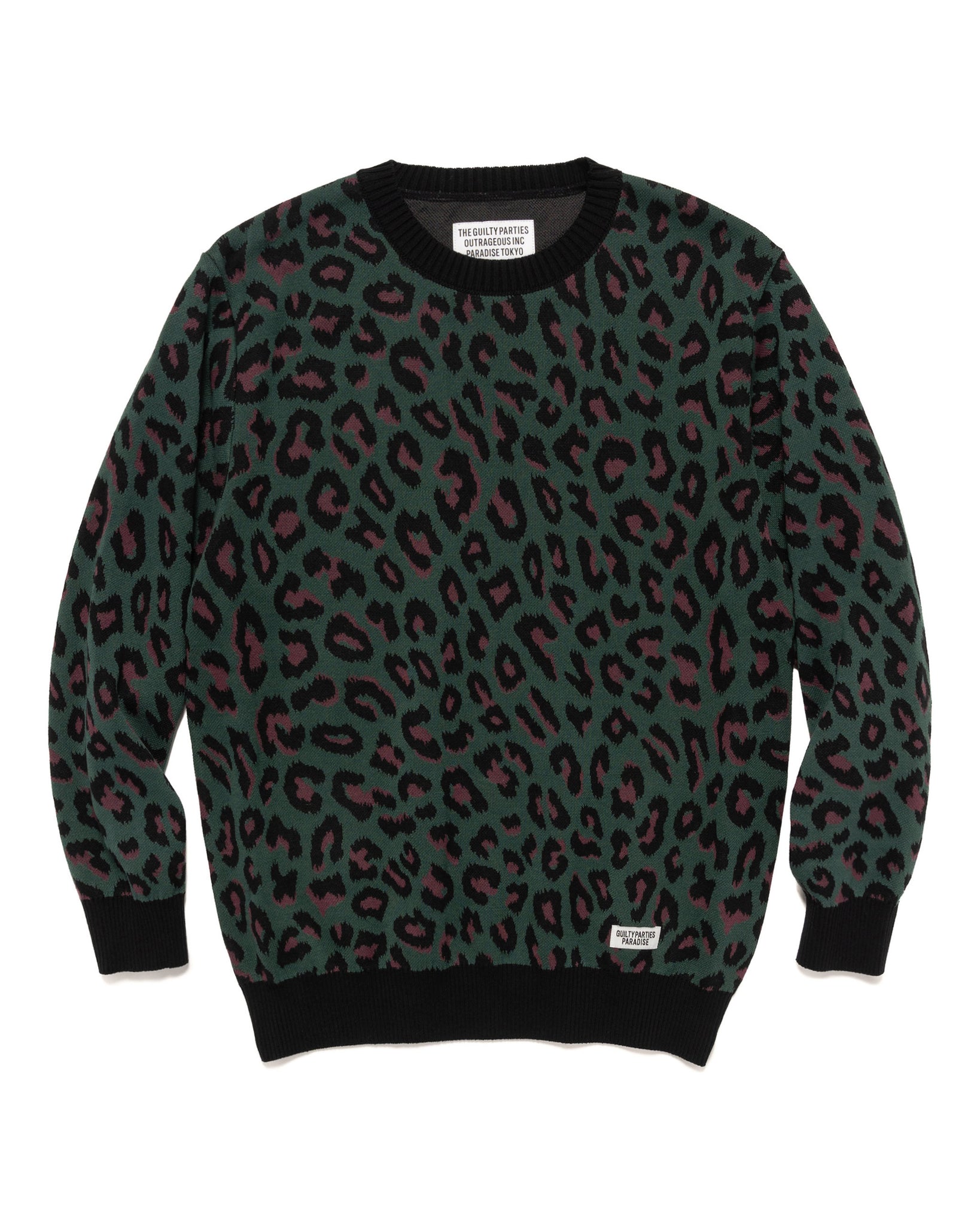 とびきりのおしゃれを WACKO MARIA LEOPARD JACQUARD SWEATER www.esn