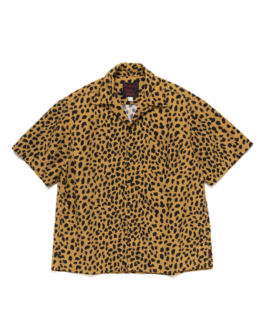 GRAMICCI / Leopard Open Collar Shirt Beige | HAVEN