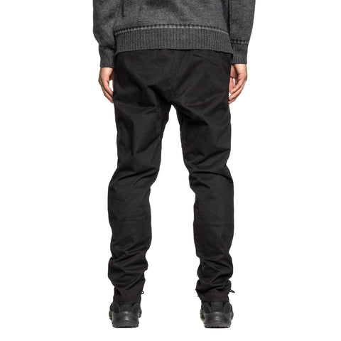 twill tapered pants