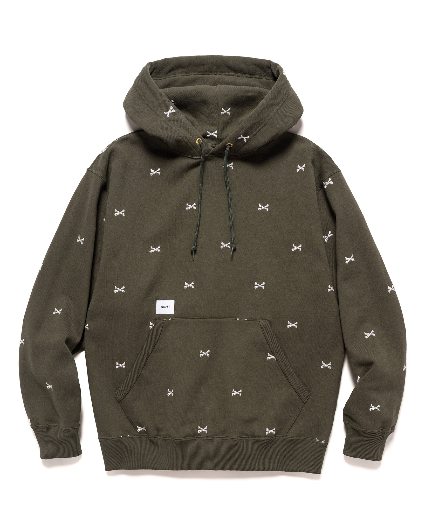 ACNE HOODY CTPL. TEXTILE olive XL | www.angeloawards.com