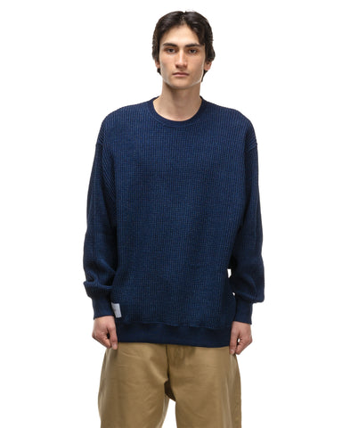 M】WTAPS ALL 02 SWEATER ワッフル セーター 藍染-eastgate.mk