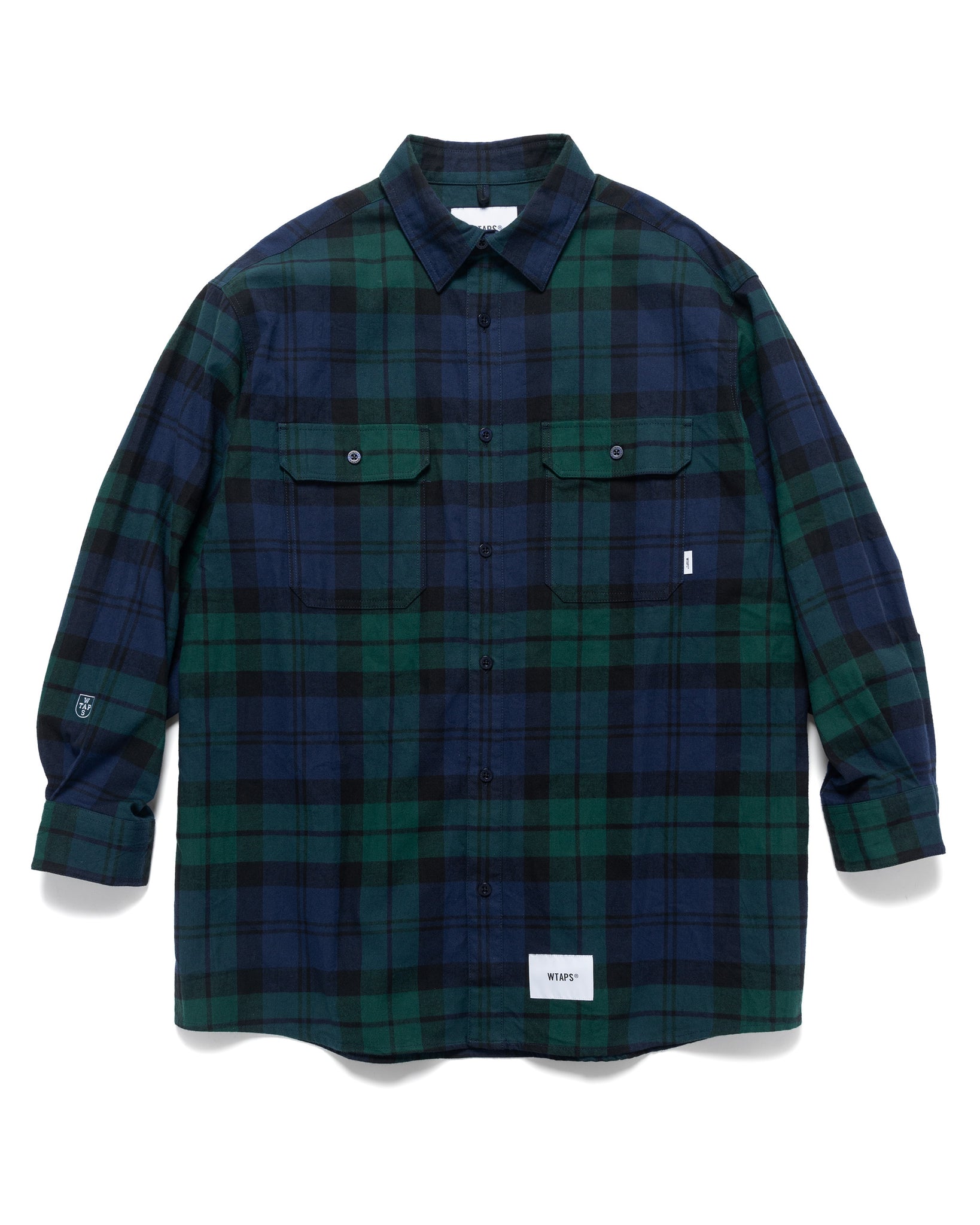 WTAPS DECK / LS / COTTON. FLANNELTEXTILE