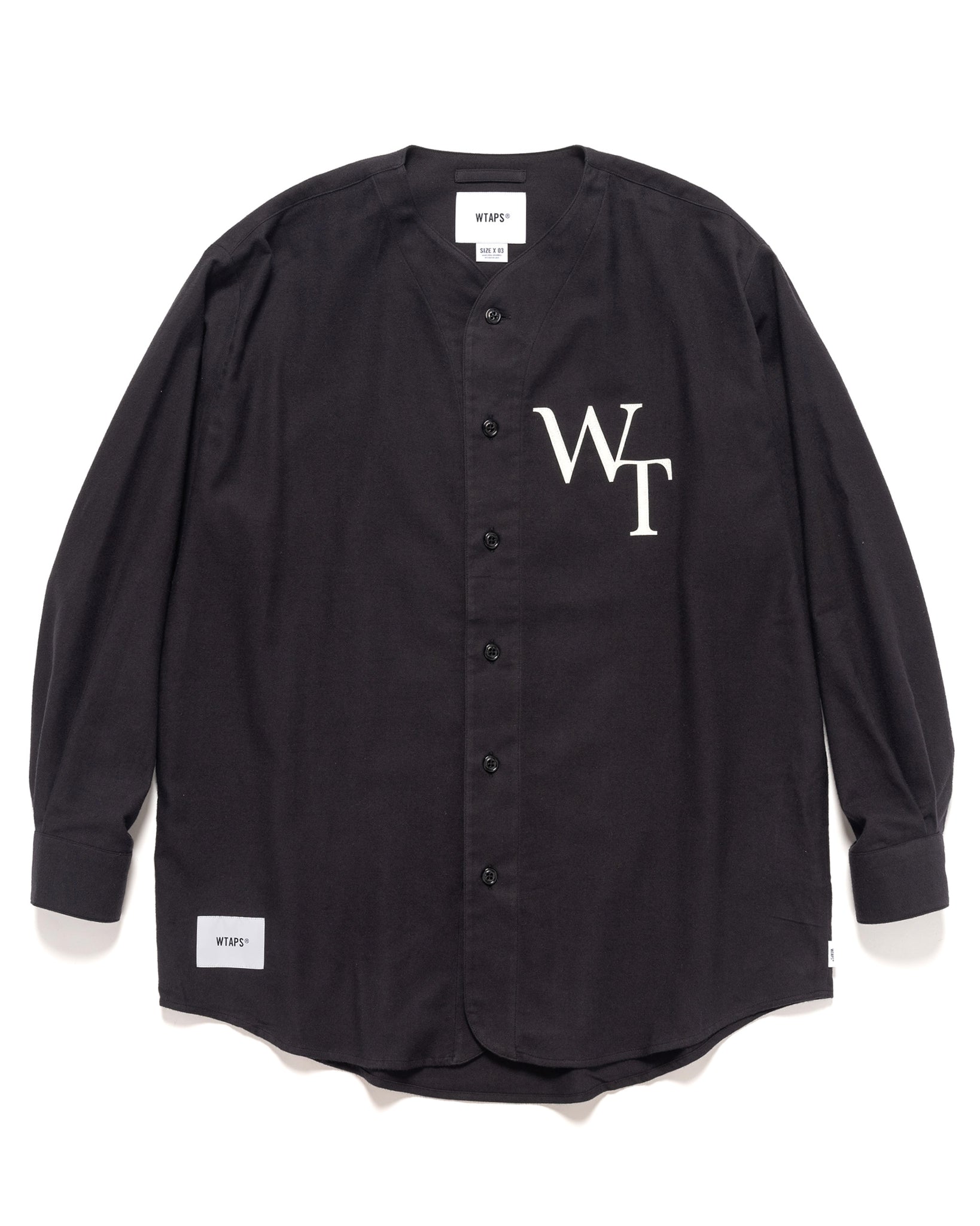 ダブル／ミストブルー 22AW WTAPS LEAGUE 02 / LS / COTTON.TWILL ...