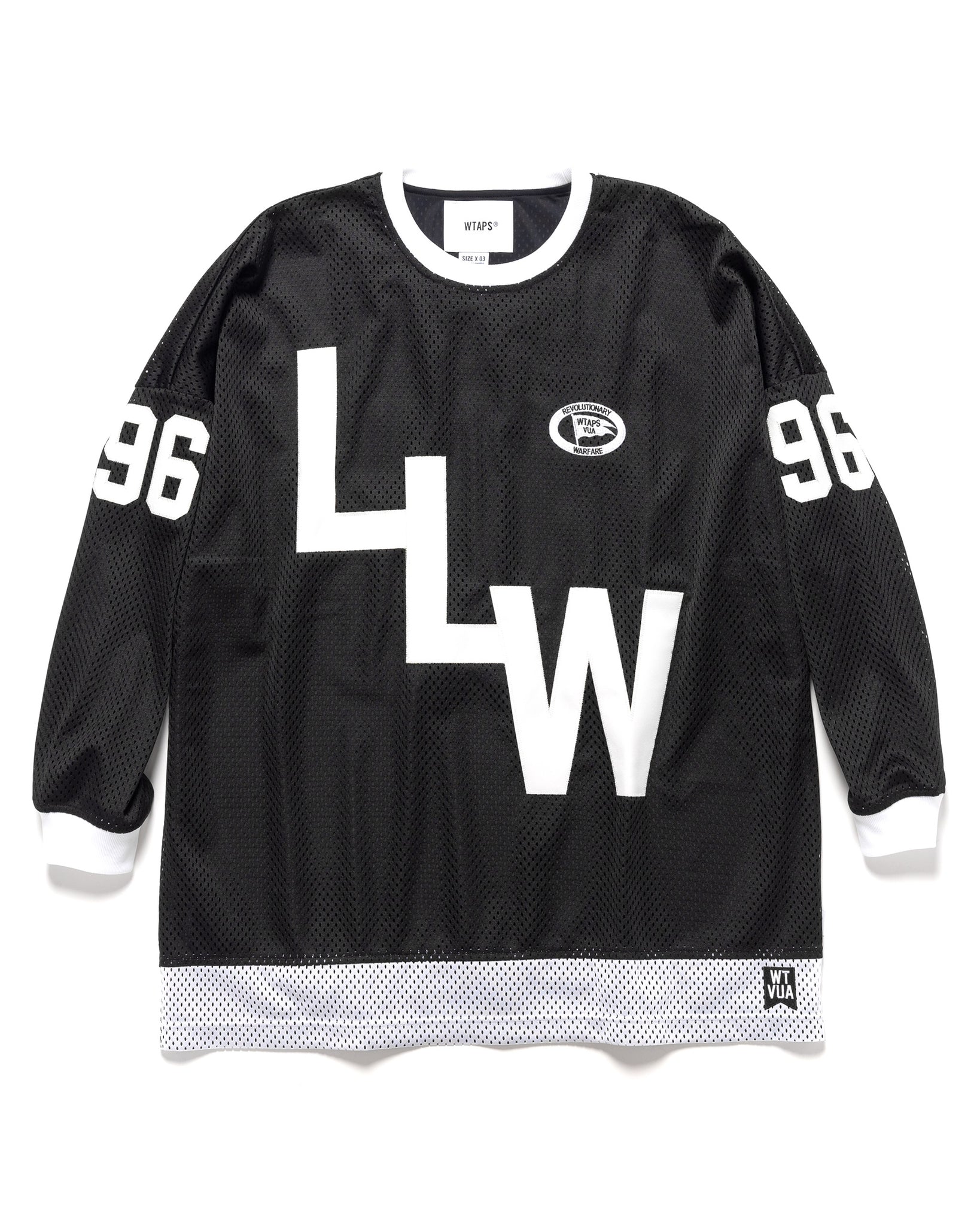 WTAPS ダブルタップス 22AW NETMINDER LS POLY LLW ロングスリーブ 