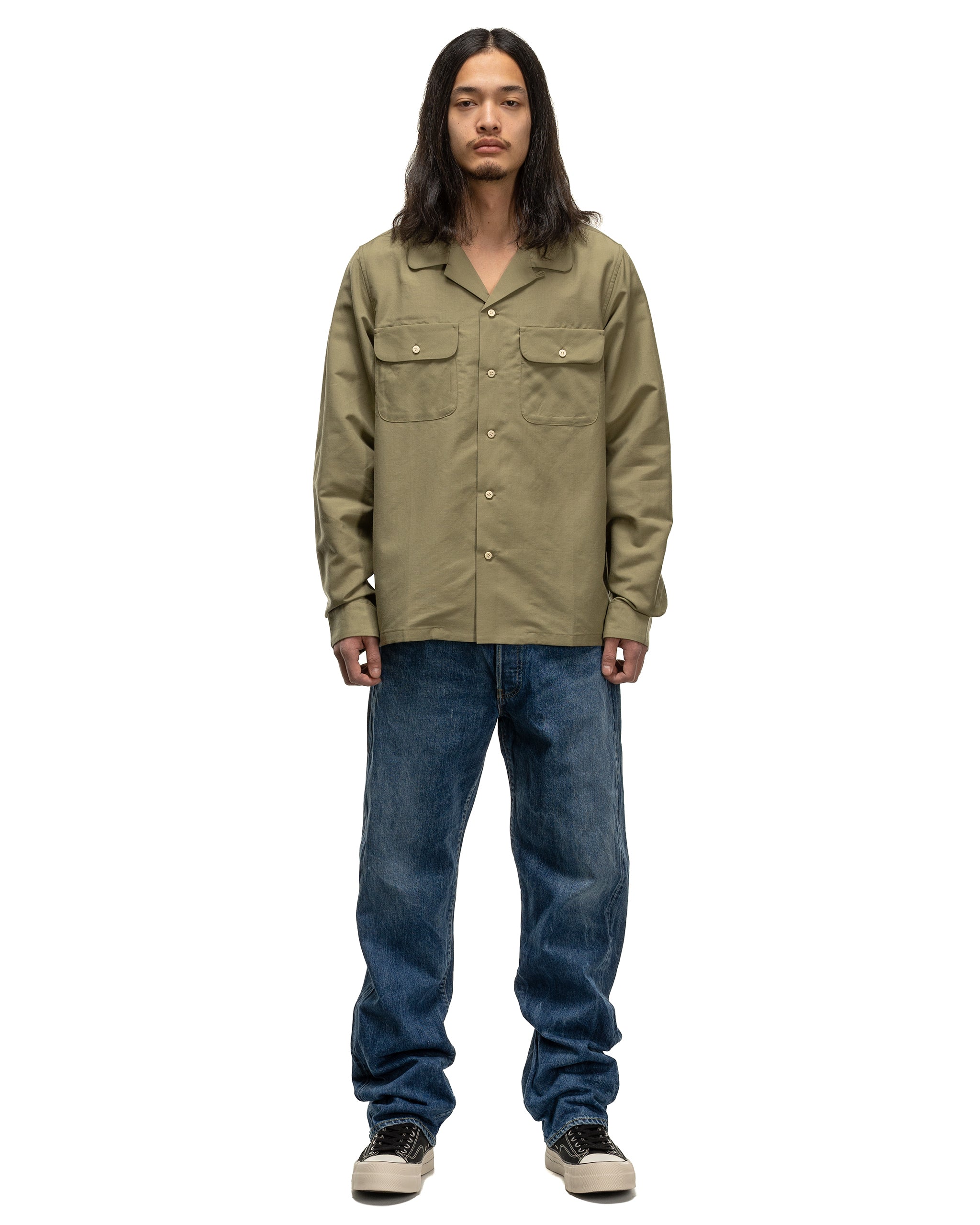 Boomer Shirt L/S (W/L) Olive | HAVEN