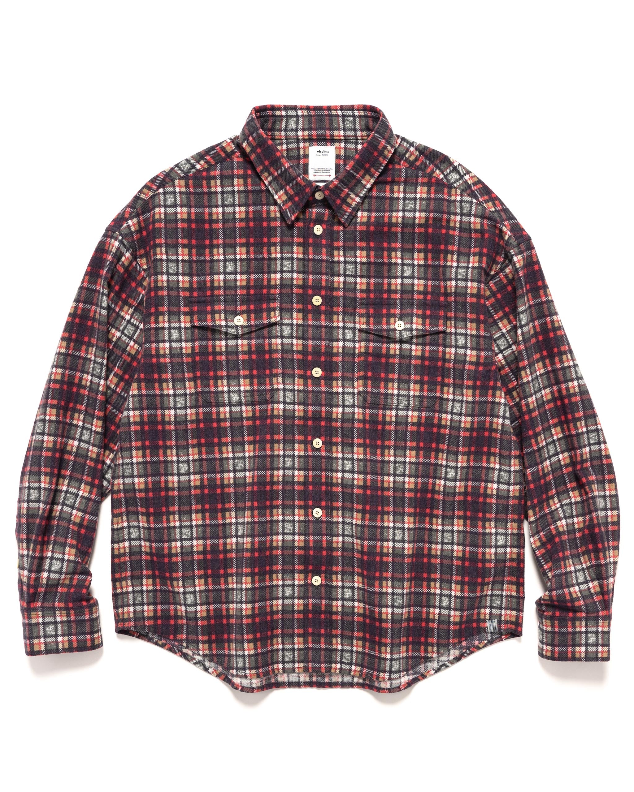 VISVIM】23SS PIONEER KHADI CHECK L/S シャツ-