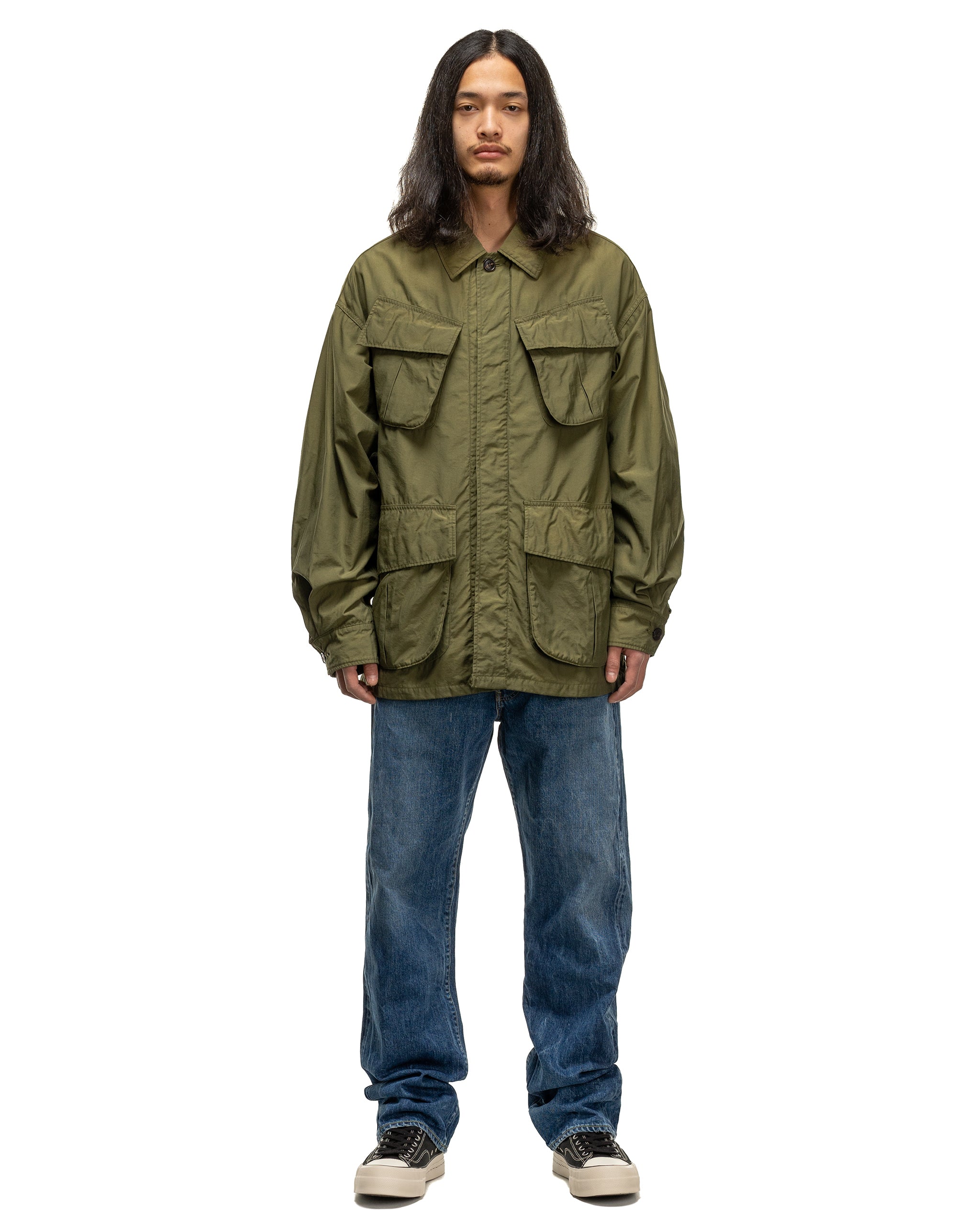 フードフードなしvisvim TROPICAL COMBAT JKT OLIVE サイズ2