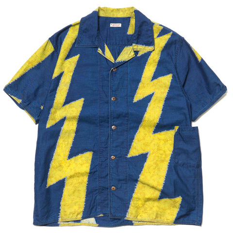IDG Cotton Sheeting Thunder Dye Aloha Shirt – HAVEN