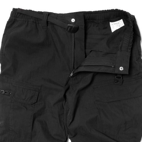 Cotton Nylon Cargo Pants Black – HAVEN