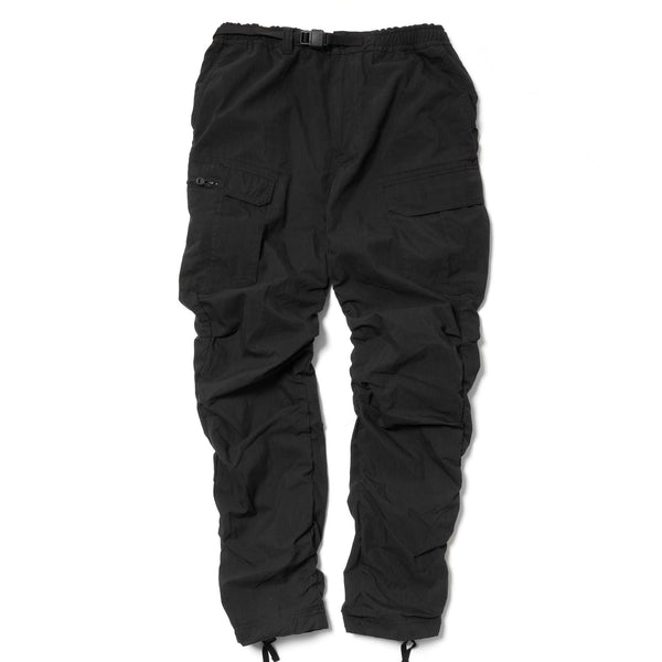 Black Nylon Cargo Pants 2