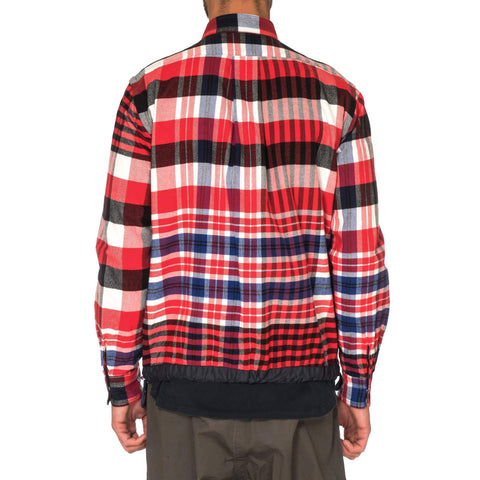 Drawcord Flannel Shirt RED CHECK – HAVEN