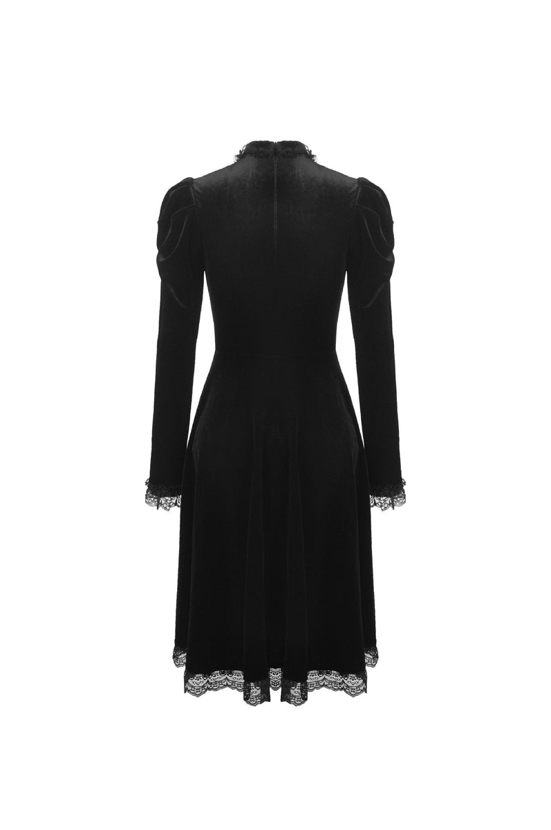 Gothic doll puff sleeves velvet dress DW447 – DARK IN LOVE