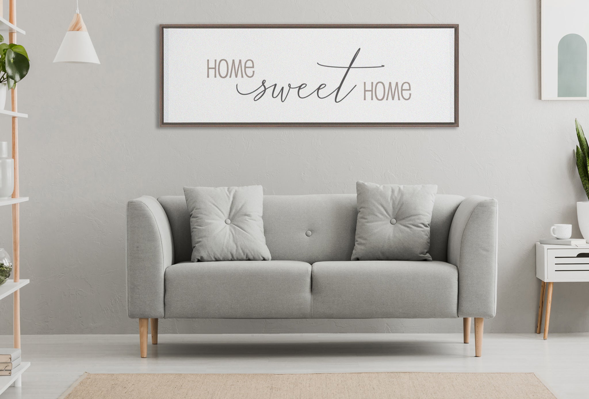 Home Sweet Home | Home Wall Decor | Framed Traditional Stretched Canva