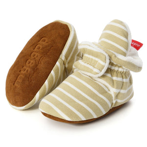 Baby Socks Shoes Boy Girl Stripe Gingham Newborn Toddler First