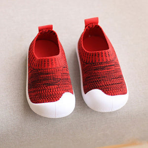 red bottom baby booties