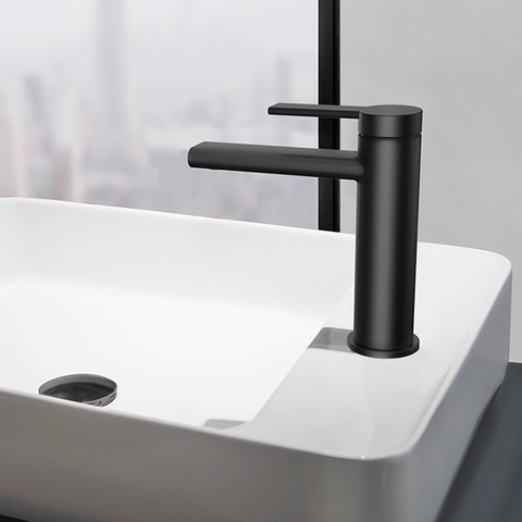 Grifo de baño BATHME lavabo negro