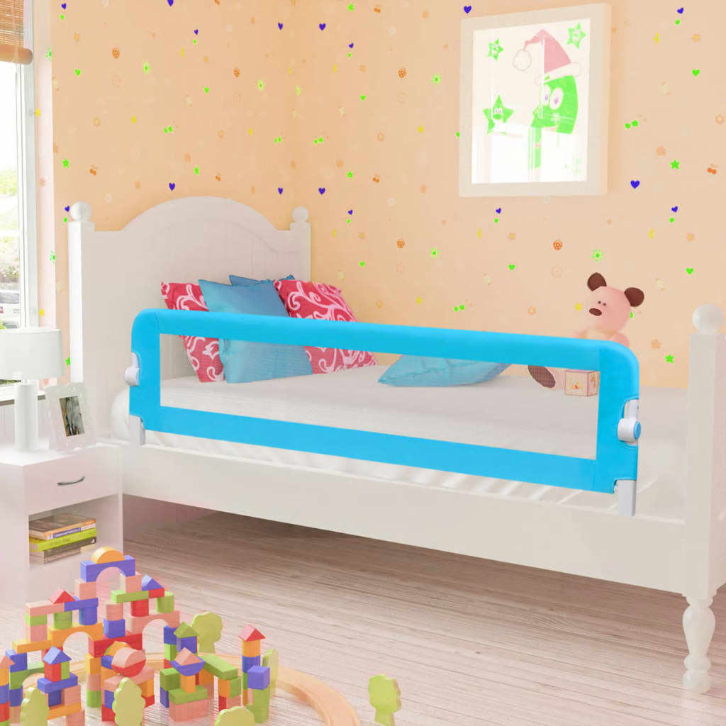 VXL Barandilla de seguridad cama de niño uds azul 150x42 cm — Bañoidea