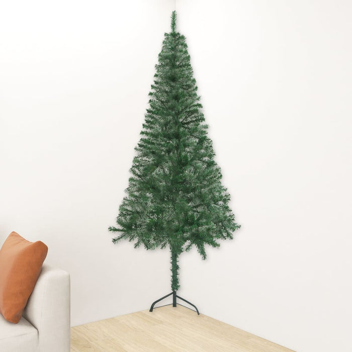 Árbol Navidad Rincón LED y Bolas Verde