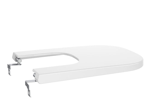 Tapa y asiento SQUARE para inodoro compacto con caída amortiguada. Color  Blanco. REF. A801732004