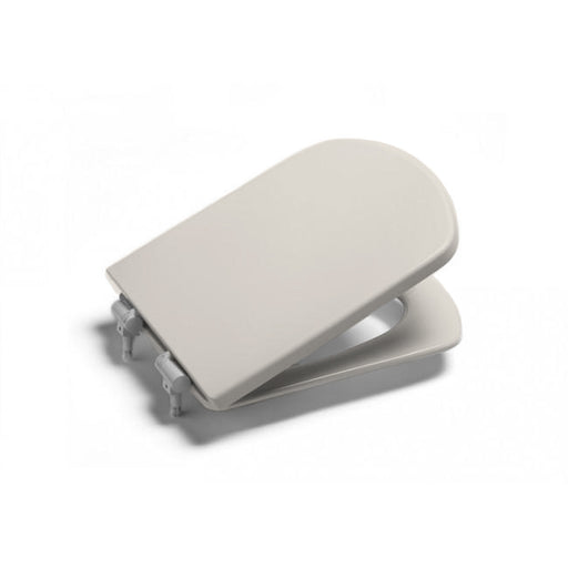 Tapa y asiento SQUARE para inodoro compacto con caída amortiguada. Color  Blanco. REF. A801732004