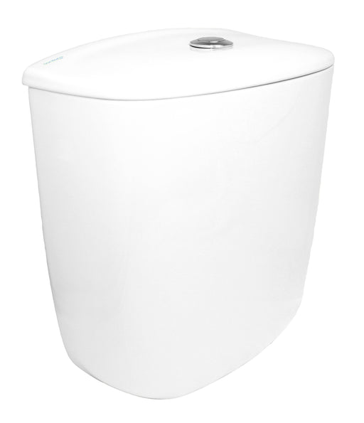 Cisterna alta para inodoro de 44,2 cm fabricada en plástico de color blanco Universal  Roca