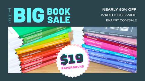 Dark grey background with pink, green, and blue text that reads SALE, $15 Books! Last Chance!