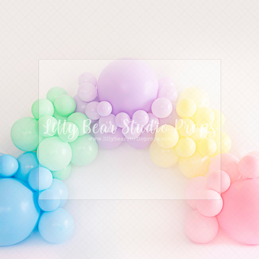 BLODLE Enterprises Pastel Rainbow Balloons, 100 Pcs Multi Color