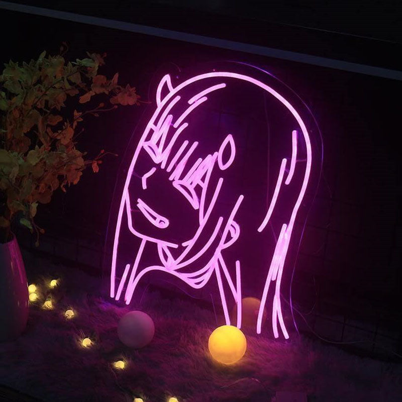 zero two led neon sign