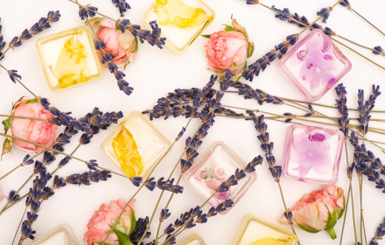 cut-flowers-in-ice-cubes