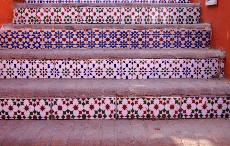 tiled-staircase