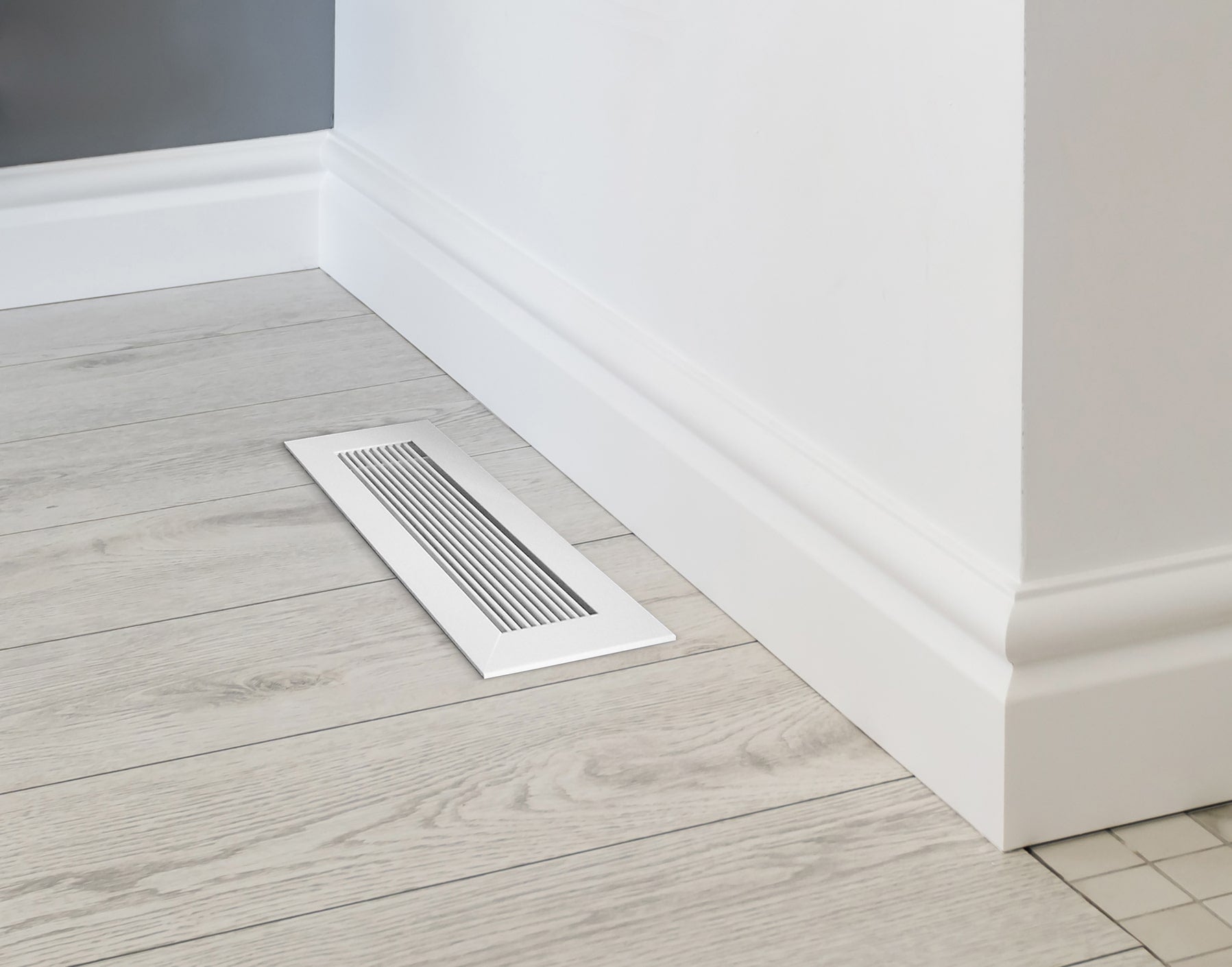 air vent cover glacier frost white by kul grilles next to white crown moulding baseboard min